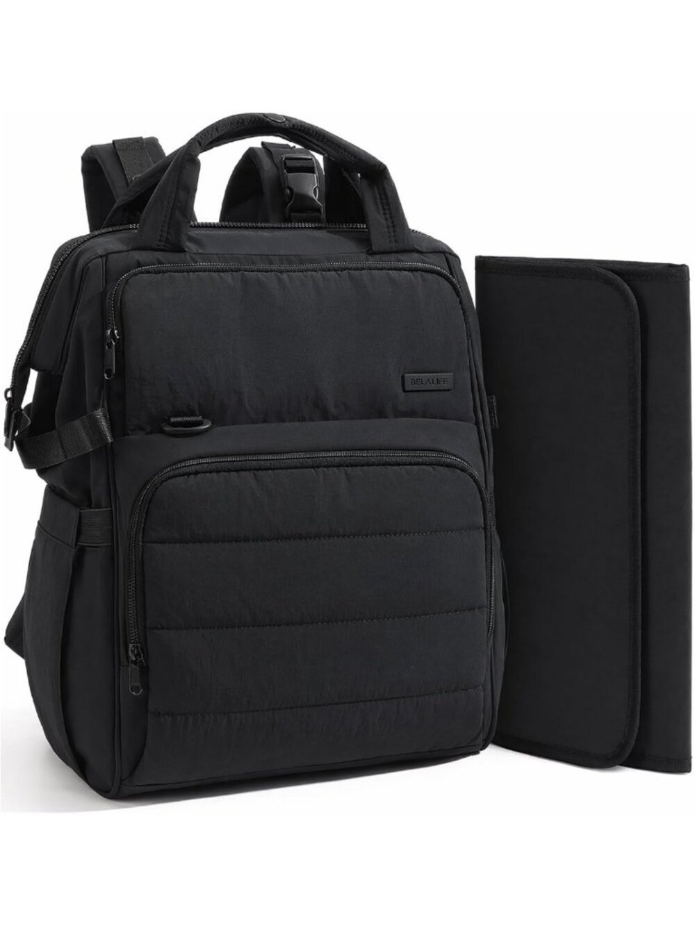 Stylish Diaper Bag Backpack with Changing Pad & Baby Care Organizer